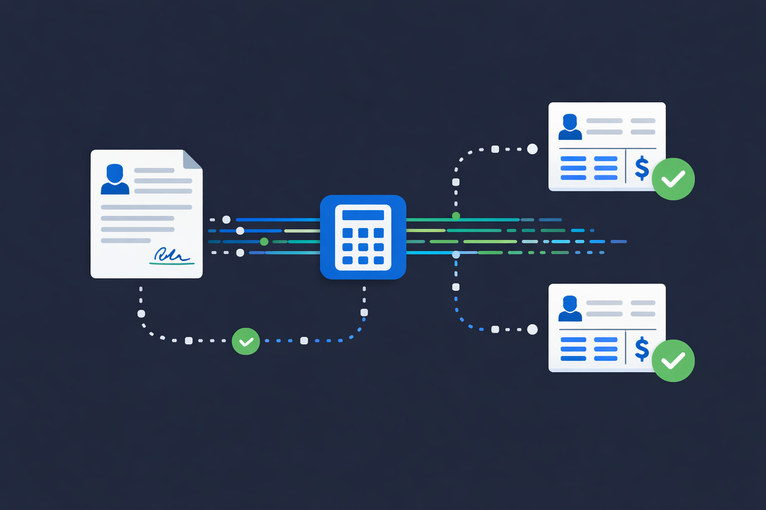 Payroll Processor illustratie
